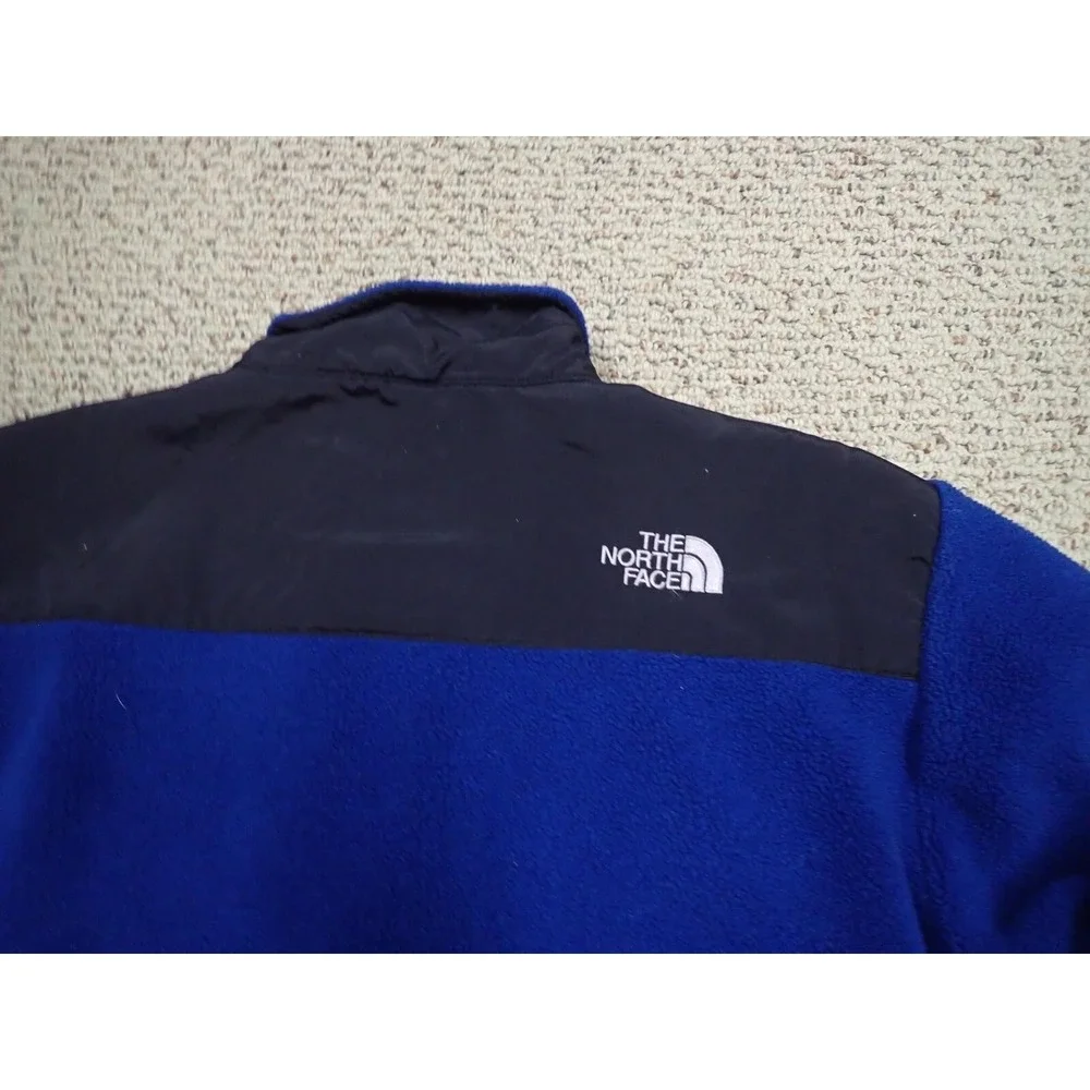 The North Face Denali Fleece Jacket Boys Medium Blue Black Good Polartec Zip